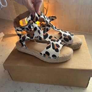 Platform gladiator sandals